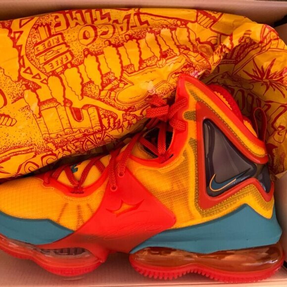 NIB Sz 9.5🔥Nike LeBron XIX 19 SPACE JAM Men's Basketball Shoes DC9338 800 - Picture 3 of 13